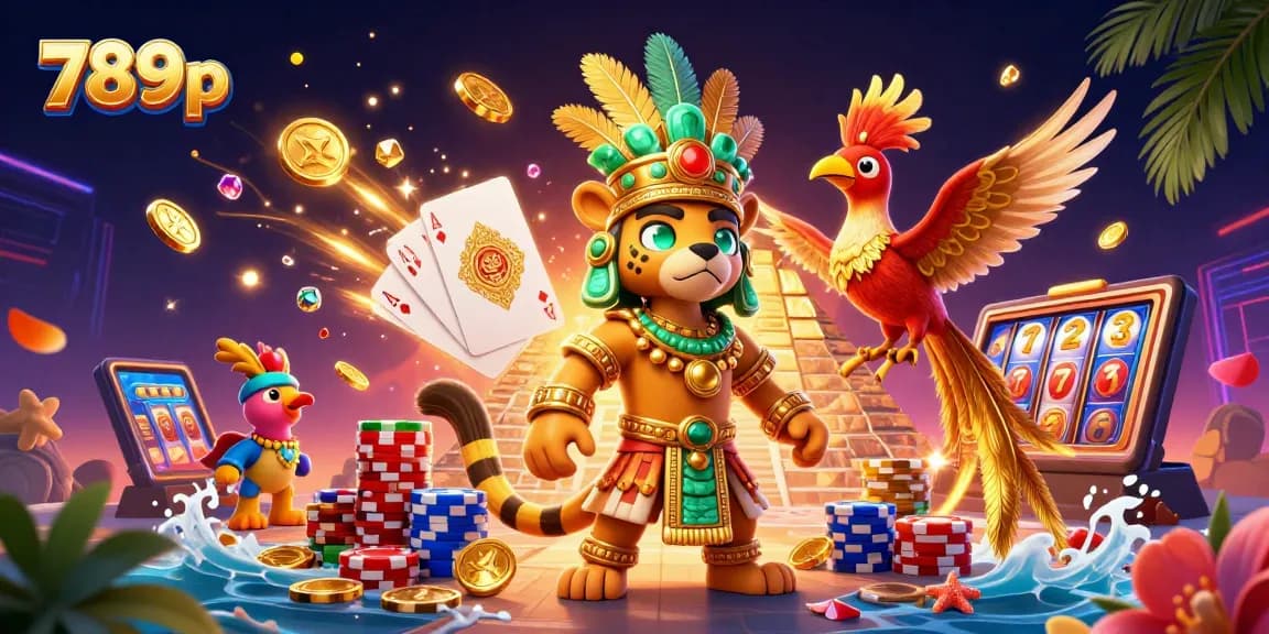Experience thrilling gameplay at 789p with colorful characters and dynamic casino elements.