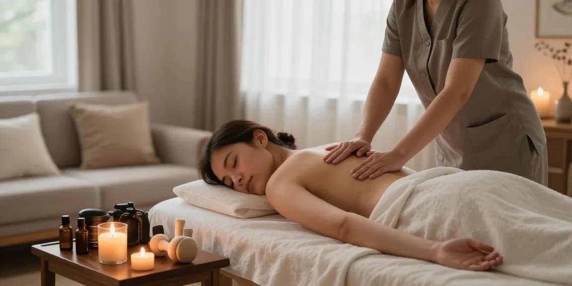 인천출장안마 professional massage in a serene home spa environment