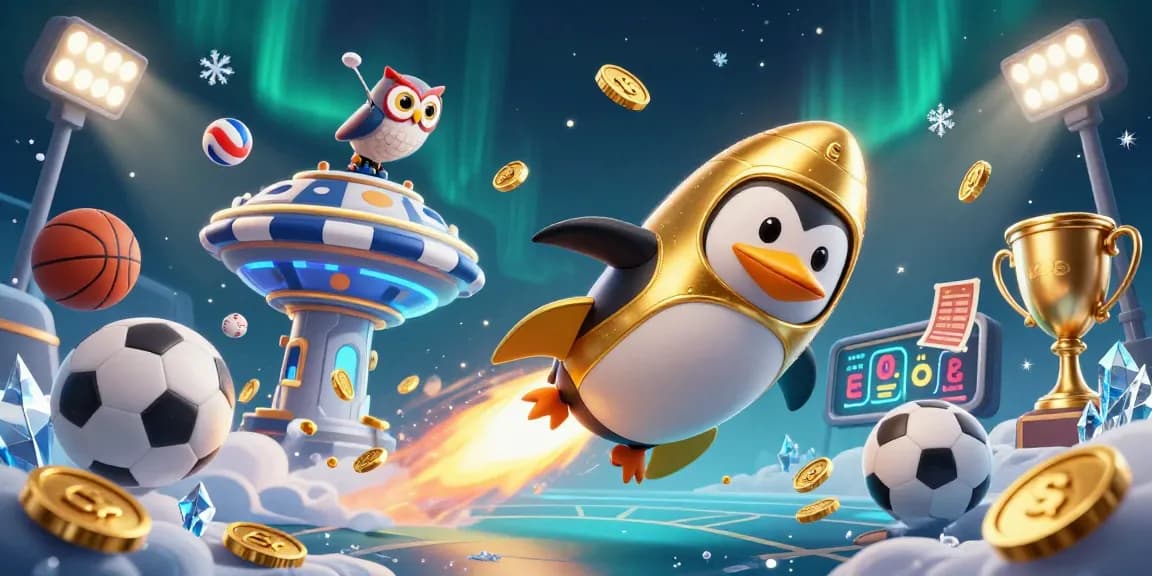 Experience the thrilling s8 casino universe with a golden penguin and explosive sports action.