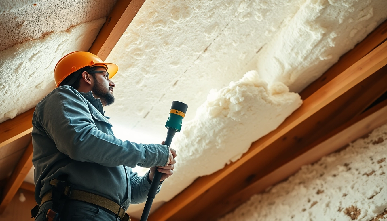 Engaging in roof spray foam insulation removal in a residential attic for efficient energy management.