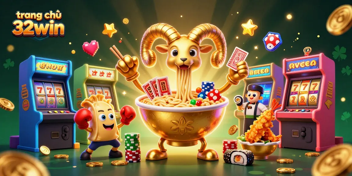 Engage in gameplay at trang chủ 32win featuring vibrant casino characters and dynamic arcade elements.