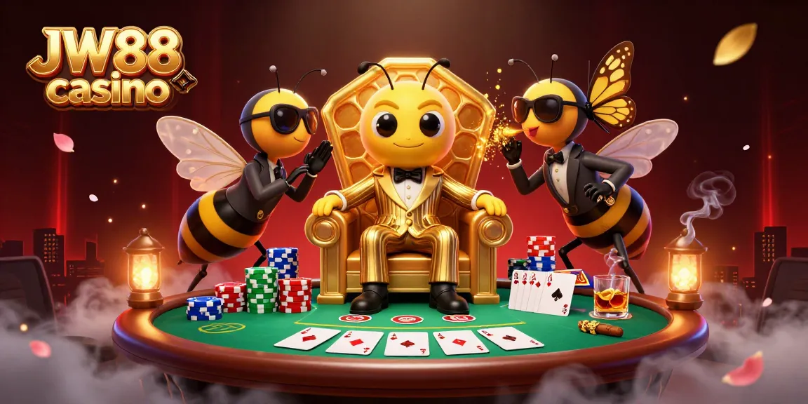 Experience excitement at JW88 casino with dynamic 3D gaming scenes filled with vibrant characters.