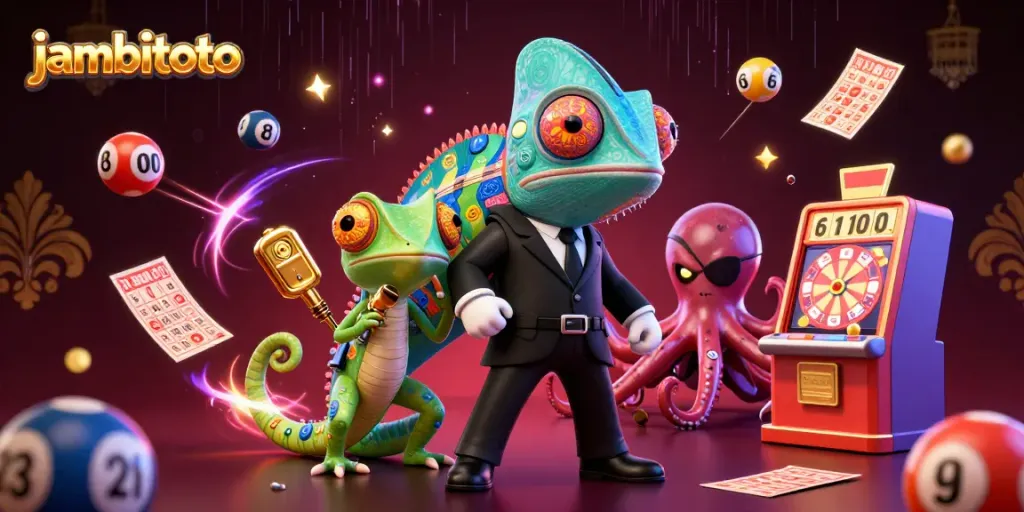 Engage with JambiToto's thrilling lottery experience with dynamic elements and a vibrant scene.