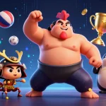 iroz sports betting scene featuring dynamic gambling elements and vibrant characters.
