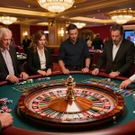 Experience thrilling moments at cm88 roulette table with players focused on winning
