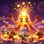 Experience the excitement at Sun Win casino with stunning 3D illustrations of games, treasures, and wins.
