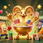 Engage in gameplay at trang chủ 32win featuring vibrant casino characters and dynamic arcade elements.