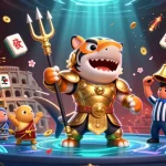 Experience the excitement of 789WIN with a thrilling underwater casino showdown featuring colorful characters and vibrant elements.