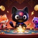 11WIN brings excitement and winning opportunities at a vibrant cosmic casino table.