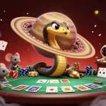 Engage in thrilling bets on Fabet's cosmic roulette while astronaut mice take on challenges.