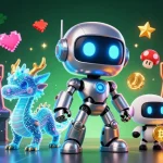 Engage in exciting gameplay with tg88k in a vibrant 3D casino experience featuring futuristic characters.