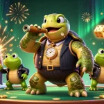 Experience thrilling gameplay at QS88 with a vibrant 3D casino scene featuring exciting jackpots.
